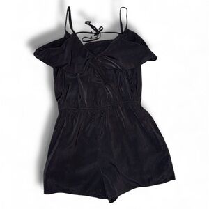 American Eagle Outfitters Charcoal Romper